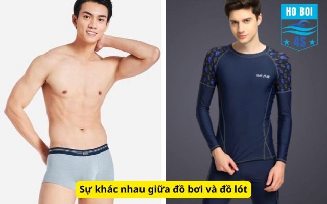 Sự khác nhau giữa đồ bơi và đồ lót